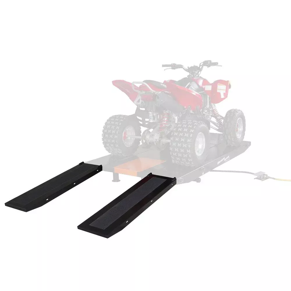 Black Widow ProLift Service Accessory Bundle | Models BW-PROLIFT-HD-RL & BW-PROLIFT-HD-XLSR | 40″ Ramps & Rear Wheel Roller | For ProLift Motorcycle Tables