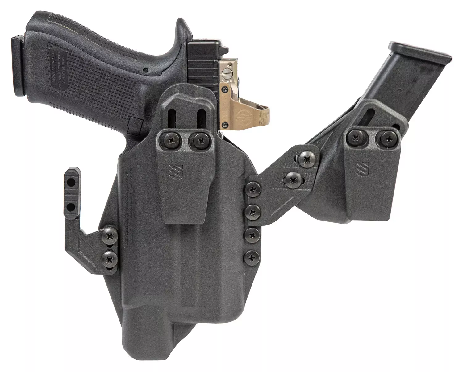 Blackhawk Stache IWB LB M&P Shield 9/40 CT Laserguard Pro PREM Kit 63 Black Polymer Ambidextrous Hand