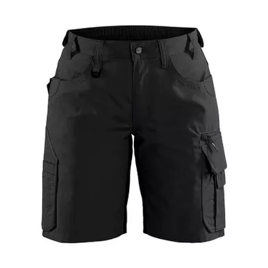 BLAKLADER Women's 7119 Black Ripstop Shorts (711913309900)