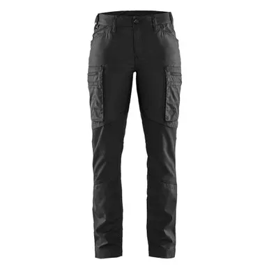 BLAKLADER Womens 7153 Service Stretch Black Pant (715318459900)