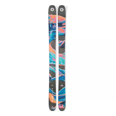 BLIZZARD Rustler 11 Black/Orange Skis (8A536000-001)