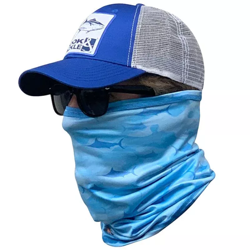 Blue Marlin Camo Gaiter|Grey 15828&Blue Mist 15828|1S