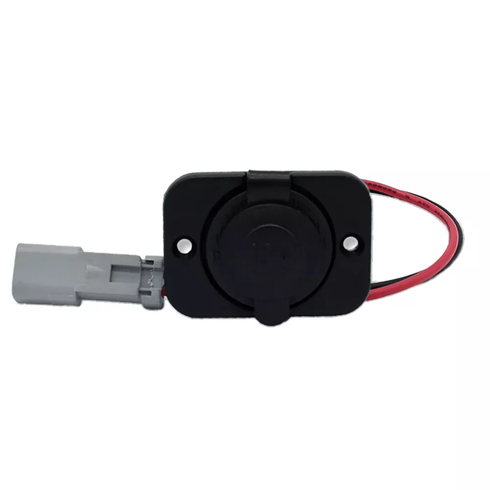 Bluewater 12V w/Single Sealed Socket w/Deutsch ConnectorPlate [6000-3004]