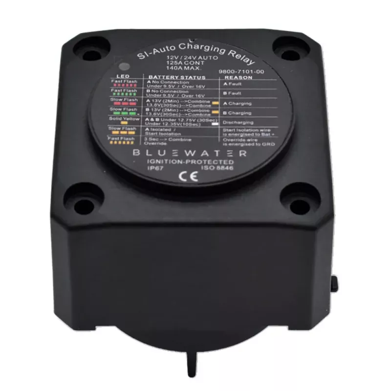 Bluewater Auto Charging Relay 12V – 140 AMP