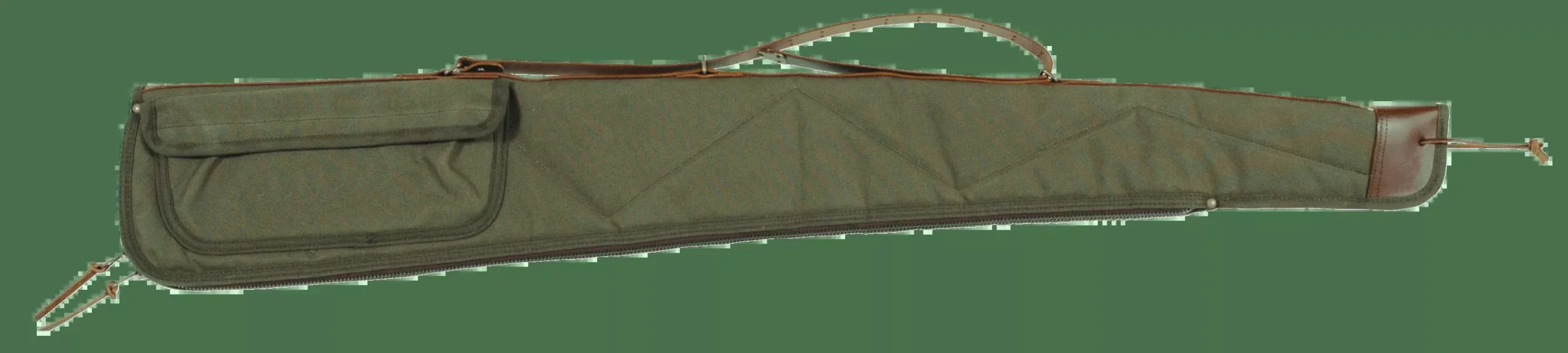 Bob Allen Canvas Shotgun Case Green 52 In.