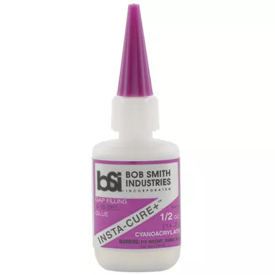 Bob Smith Industries BSI 106 Insta-Cure Plus Glue for Loose Fitting Joints, 0.5 Ounce, Pink