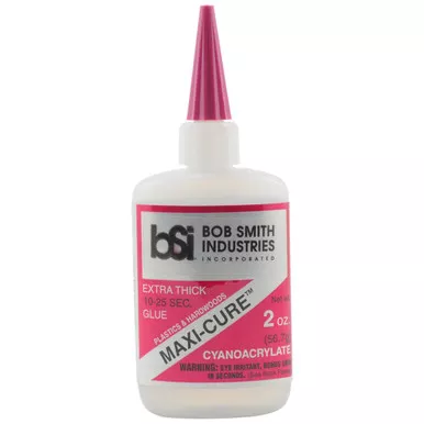 Bob Smith Industries BSI 113 Maxi-Cure Glue for Fletching and Inserts, 2 Ounce, Blue