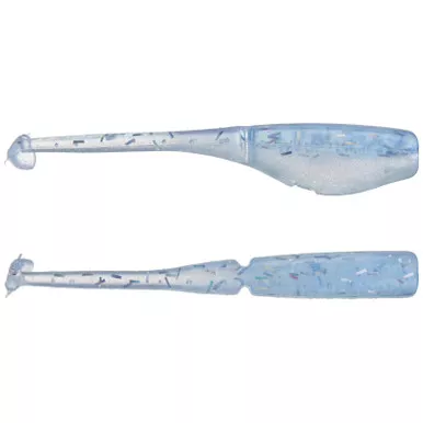 Bobby Garland Baby Shad 2 inch Soft Plastic 18 pack Blue Ice 2"