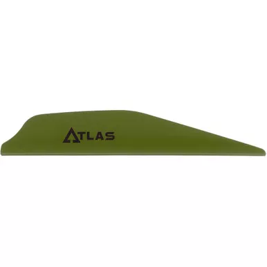 Bohning 101072OD28 Atlas Vanes, Olive Drab, 100 Pack