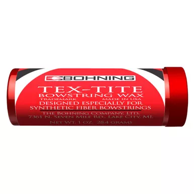 Bohning 1306 Tex-Tite String Wax, 1 Ounce Tube, Red, 1 Pack