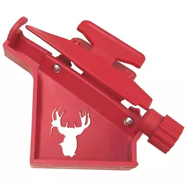 Bohning 1348 Pro Class Fletching Jig with Clamp, Red, Straight