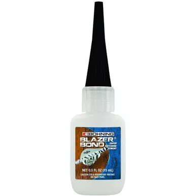 Bohning 301015 Blazer Bond for Archery Vanes and Feathers, 0.5 Ounce, White