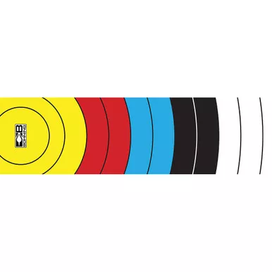 Bohning 501002TGT Arrow Wraps Target Face, 4 Inches, Small, 13 Pack