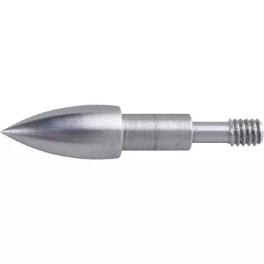 Bohning 851013-12 Screw-In Bullet Point, 9/32 Inches, 100 Grain, Silver, 12 Pack