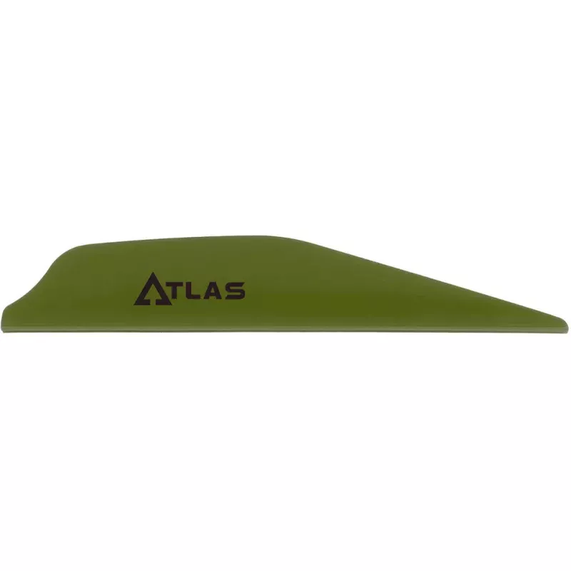 Bohning Atlas Vanes Olive Drab 100 Pack – Precision Arrow Vanes for Enhanced Flight Performance