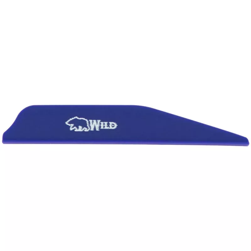 Bohning Wild Vanes 3 in. Blue 100 pk.