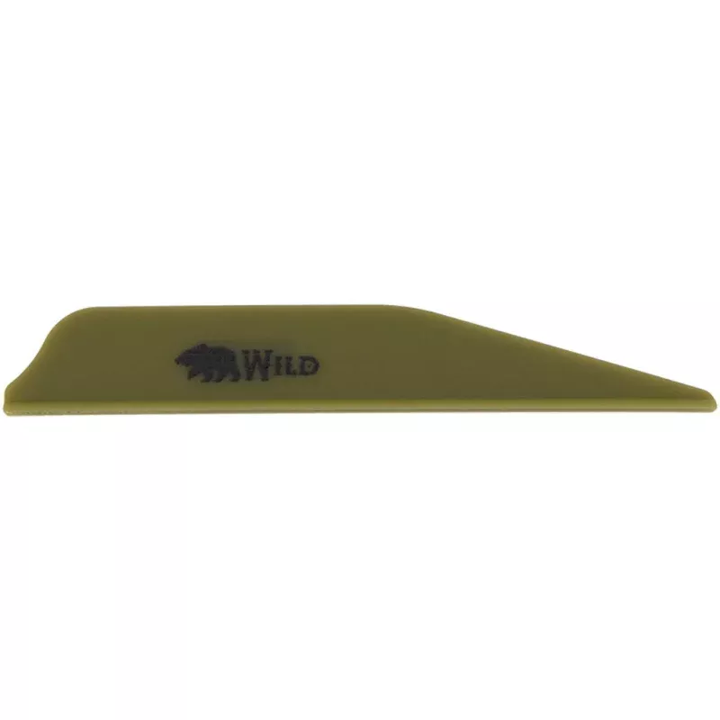 Bohning Wild Vanes 3 in. Olive Drab 100 pk.