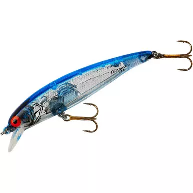 Bomber B14 Long A 3 1/2 inch Suspending Jerkbait Silver Flash Blue Back