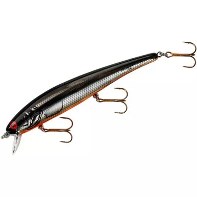 Bomber B15 Long A 4 1/2 inch Suspending Jerkbait Silver Black/Orange Belly
