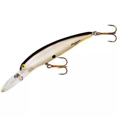 Bomber Deep Long A Minnow 24A Jerkbait/Trolling Hard Minnow 3.5" 3/8 Oz Pearl/Black Back