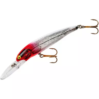 Bomber Deep Long A Minnow 24A Jerkbait/Trolling Hard Minnow 3.5" 3/8 Oz Silver Flash Black Orange