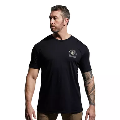 BORN PRIMITIVE Outdoor Mule Deer Badge Tee (31031)