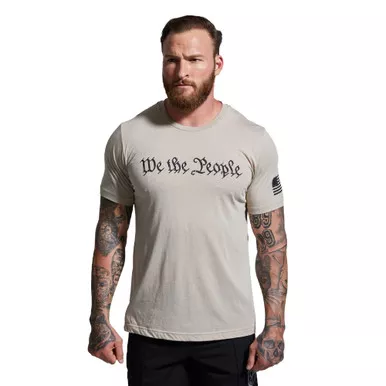 BORN PRIMITIVE We The People Tan Tee (31032-231)