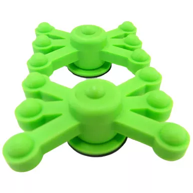 BowJax 1022flogreen MonsterJax Limb Dampeners for Solid Limbs, Neon Green, 2 Pack