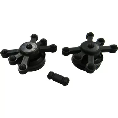 BowJax 1031a Crossbow Limb Dampener, Split Limb, Universal with Bolt Spring Dampener, Black