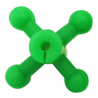 BowJax 1034/FLO GREEN UltraJax I String Silencers, Green, 4 Pack
