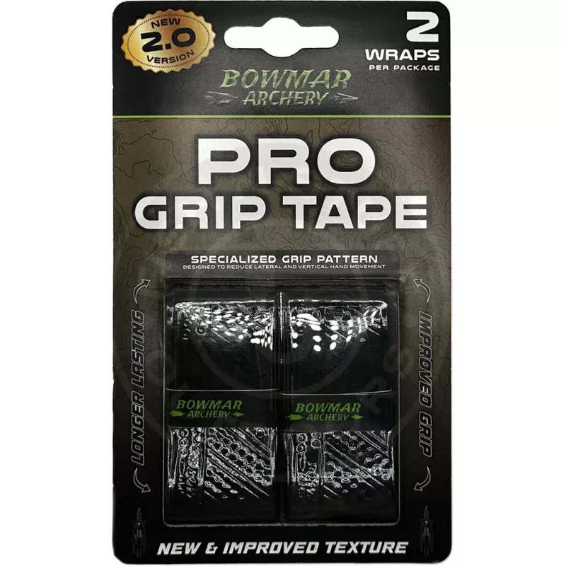 Bowmar Archery Bowmar V2 Grip Tape Black – Enhanced Control and Durability