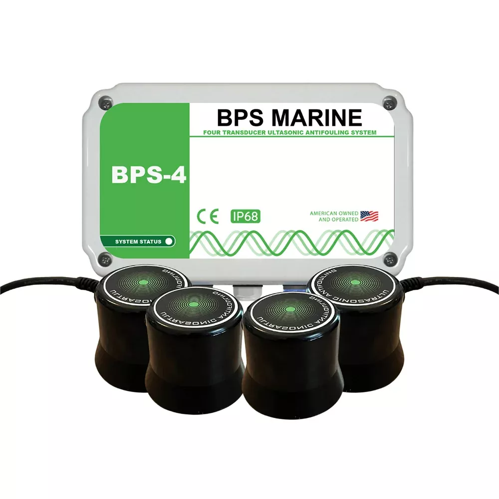 BPS Marine BPS-4 4-Transducer Ultrasonic Antifouling System – 12VDC [BPS-4]