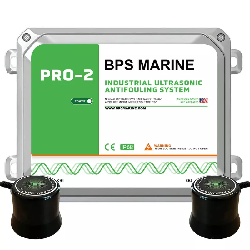 BPS Marine PRO-2 2-Transducer Ultrasonic Antifouling System – 24VDC