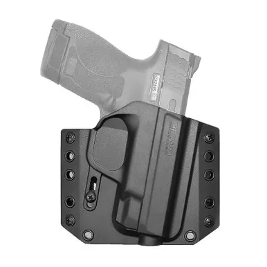 Bravo Concealment OWB Concealment Holster, Right Hand, Fits S&W M&P Shield 9/40