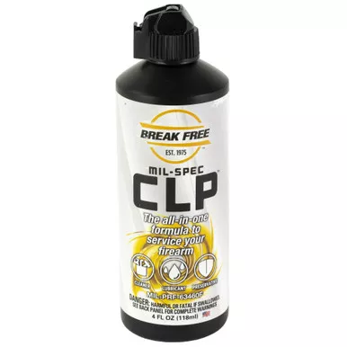 BREAK FREE Cleaner Lubricant Preservative 4oz Squeeze Bottle (CLP4)