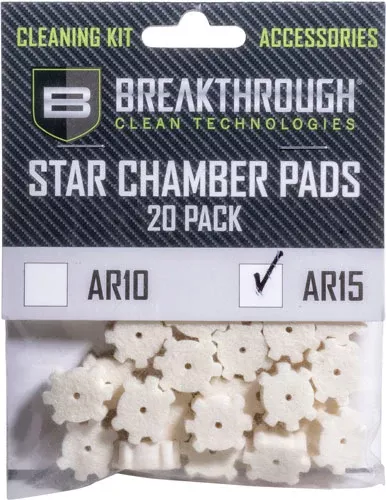 Breakthrough Ar-15 Star – Chamber Pad 20 Pk W/ 8-32 Adtr