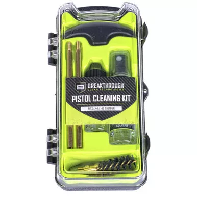Breakthrough BT-ECC-44/45 Vision Series Hard Case Cleaning Kit, 44 Caliber/45 Caliber, Green