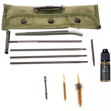 Breakthrough BT-GI-AR15 Military Style Cleaning Kit Standard Issue AR15/M16/M4, Green