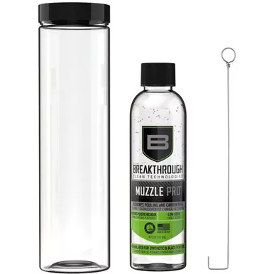 Breakthrough BT-MZ-BP MuzzlePro Breech Plug Tube with 6 Ounce Cleaner, Black