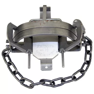 Bridger BR 1.5 Reg Coil Spring Trap No. 1.5, Silver