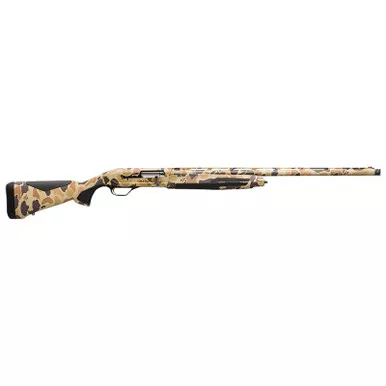 Browning 011740205 Maxus II 12 Gauge 3.5" 4+1 (2.75") 26" Barrel, Full Coverage Vintage Tan Camo, Synthetic Stock W/SoftFlex Cheek Pad & Overmolded Grip Panels