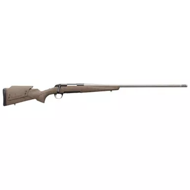 Browning 035514297 X-Bolt Western Hunter Long Range 300 PRC 3+1 26" MB Matte Blued Spider Webbed Flat Dark Earth Cerakote Hard Core Fiber-Fusion with Adjustable Comb Stock Right Hand (Full Size)