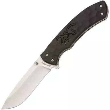 Browning 0427B Large Primal Linerlock Knife Black Handle 3.75"