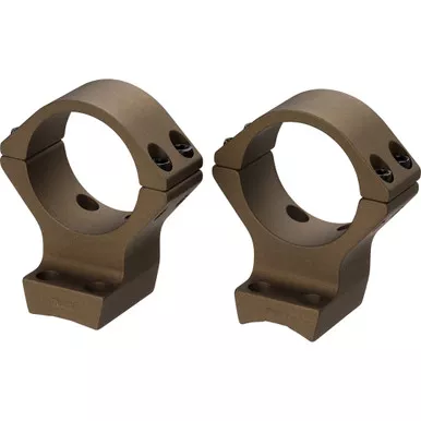 Browning 12534 X-Bolt Integrated Scope Rings, 30mm, Burnt Bronze, Low