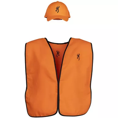 Browning 30512901 Vest Cap Combo, Orange