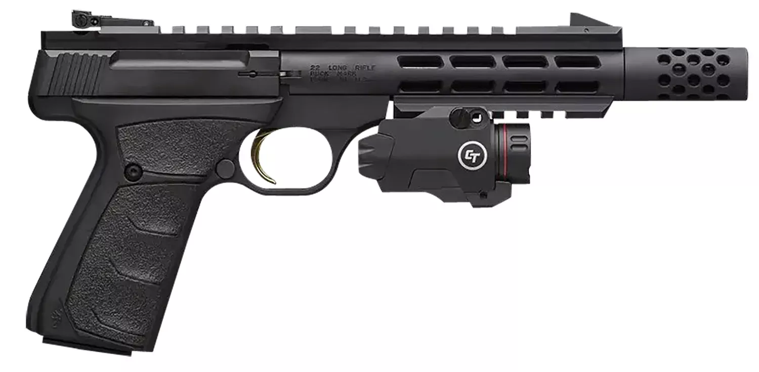 Browning Buck Mark Field Target Vision 22 LR Pistol 5.87″ Black 051583490