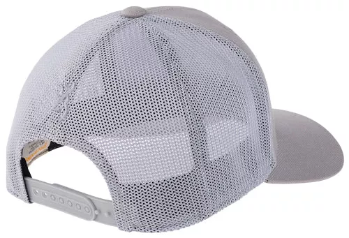 Browning Cap Batch Gray – Leather Circle Patch Snapback