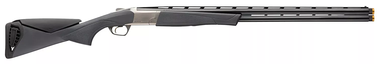 Browning Cynergy CX 12 Gauge with 28" Satin Blue Barrel, 3" Chamber, 2rd Capacity, Silver Nitride Metal Finish & Charcoal Gray Adjustable Comb Stock Right Hand (Full Size)