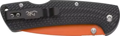 Browning Knife Backcountry – Folder 3″ D2 Blade Black/org
