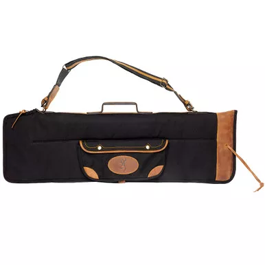 BROWNING Lona Canvas/Leather Takedown Black Gun Case (1413889912)
